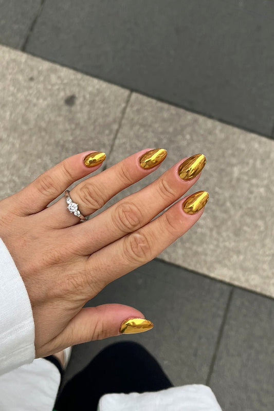 Chrome Powder - Guld | Nailster Denmark
