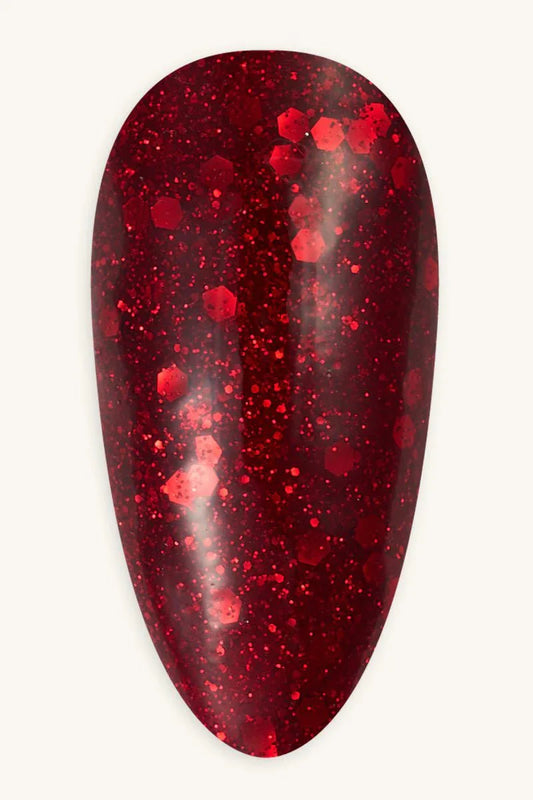 Red Glitter · 441 - 2. Sortering | Nailster Denmark