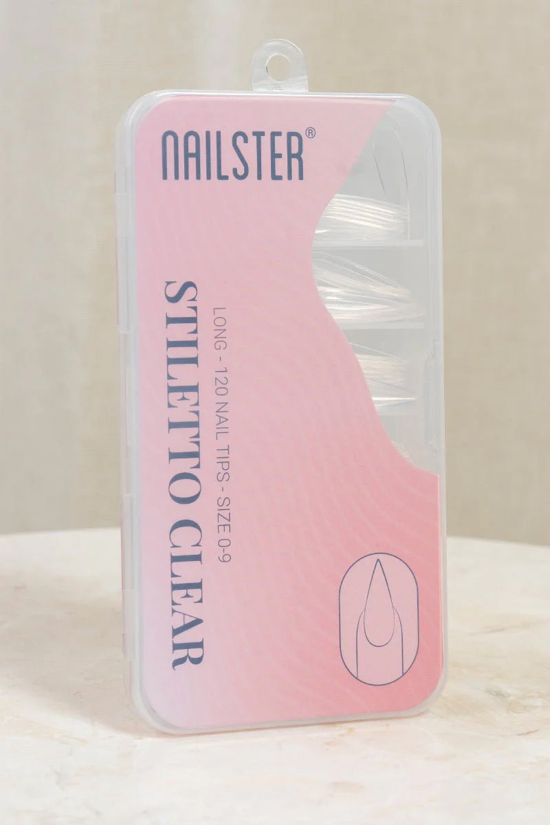 Stiletto Long Clear Tip (120pcs)