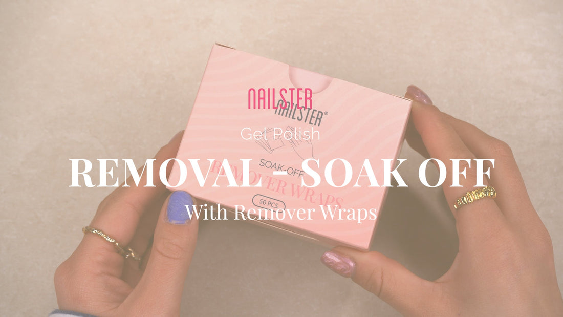 Removal of Gel Polish with Soak Off Remover Wraps