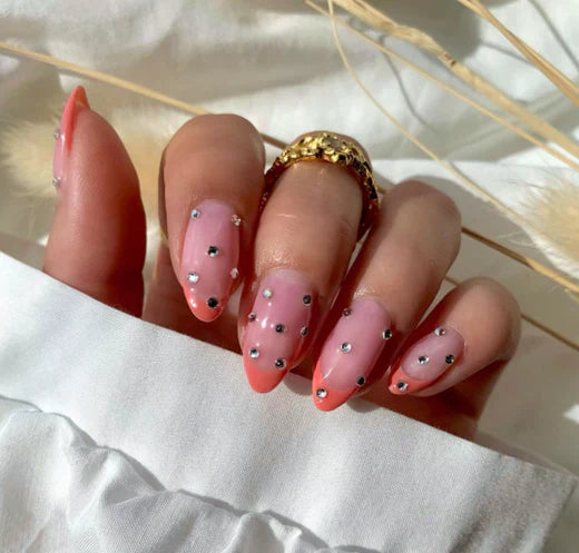 Jewellery stones with top coat