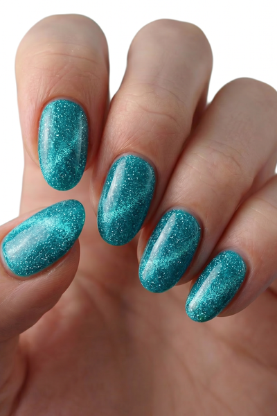 Silver Blue Cat Eye · 338 - Hand