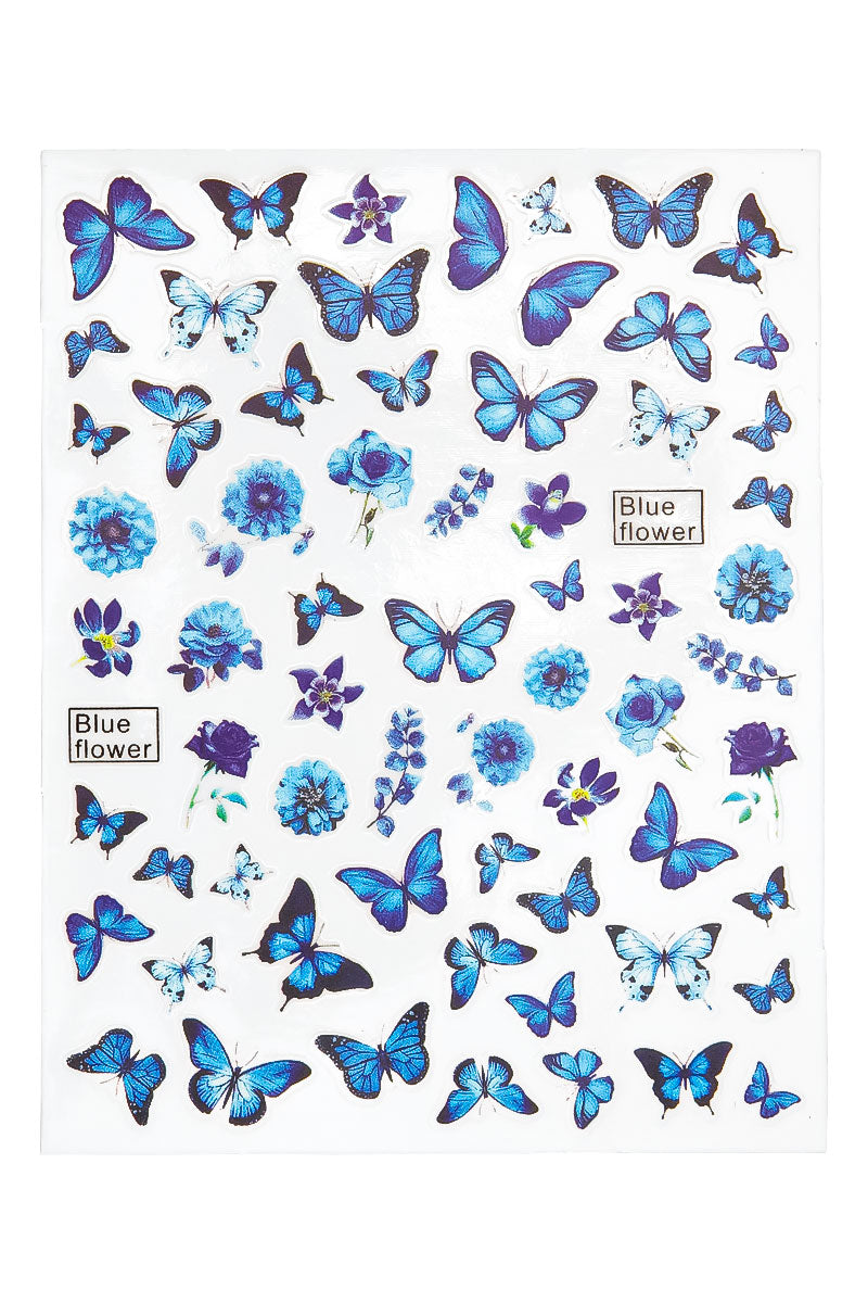Blue Butterflies stickers