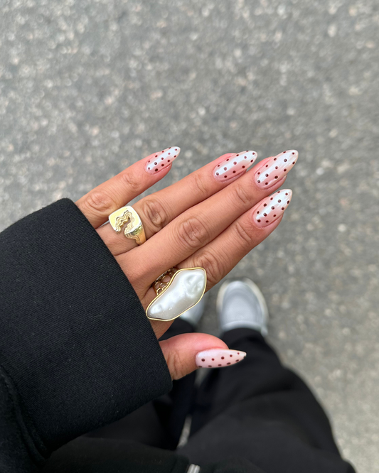 Pearl Espresso Dots