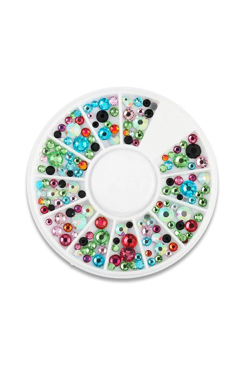Color Round Rhinestone Jewelry Wheel
