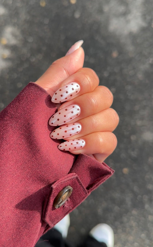 Pearl Espresso Dots