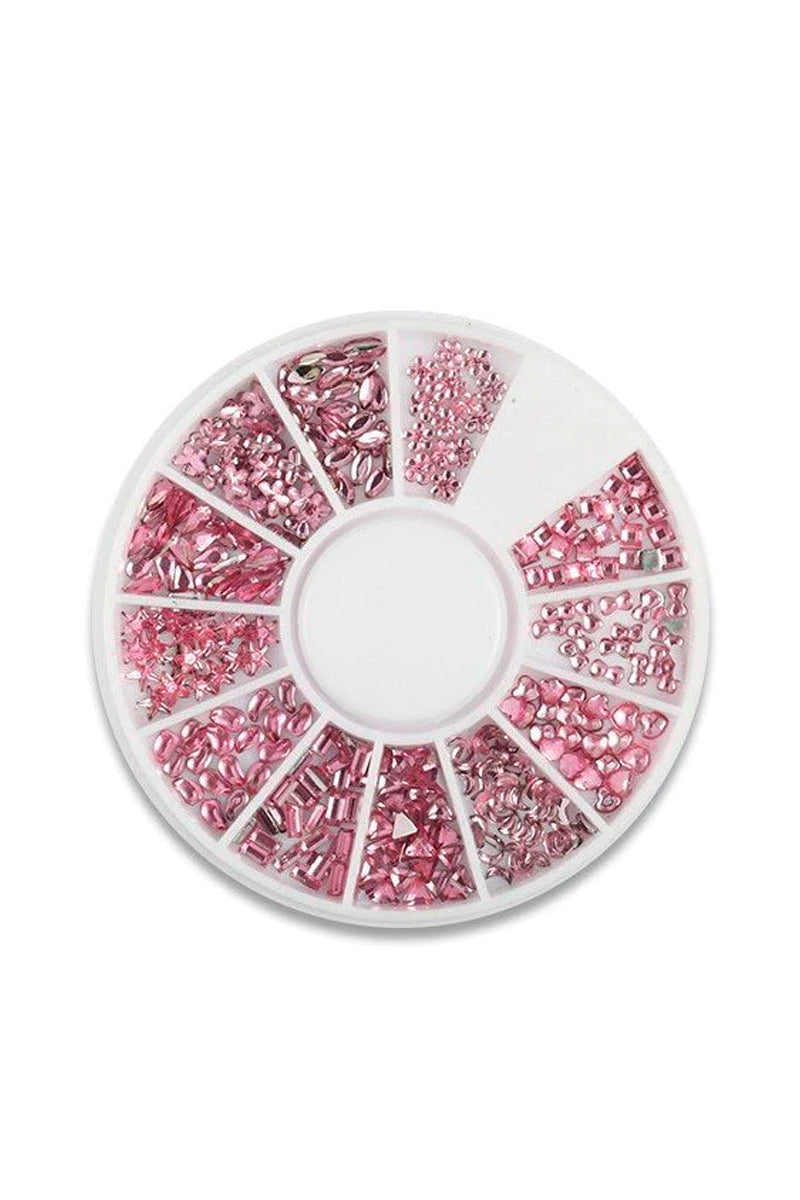 Pink jewellery wheel (12 types)