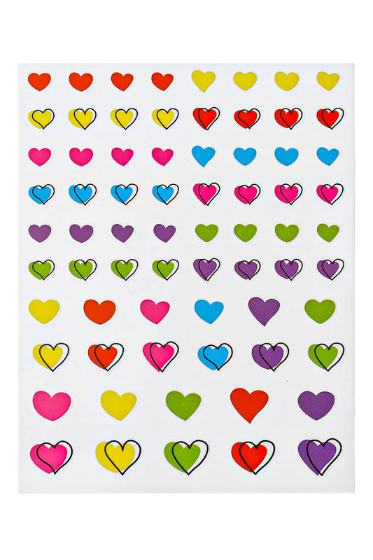 Cartoon Hearts - Sticker
