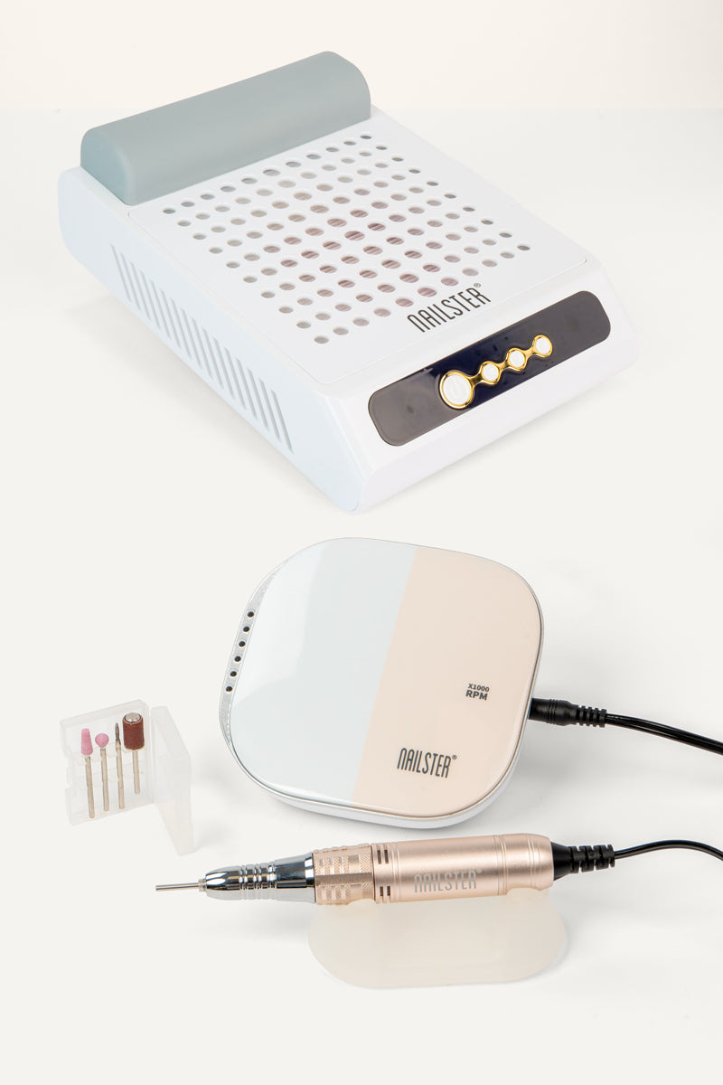 Elektric Nail file & Dust Collector-setti