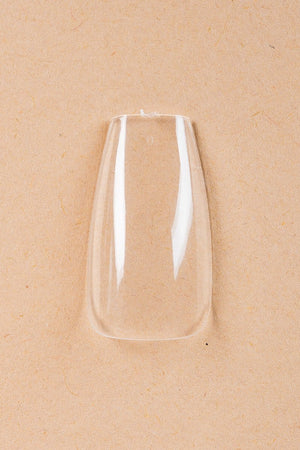 Coffin/Ballerina Clear Tipper | Nailster Denmark