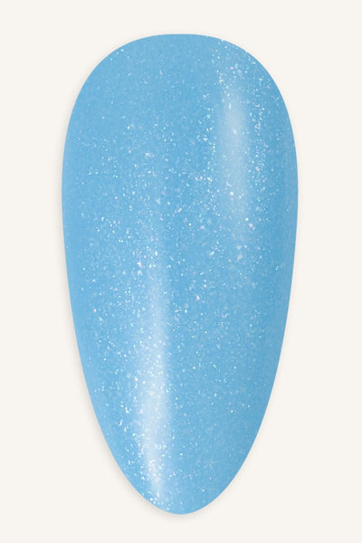 Frosting Baby Blue Glitter  · 445 - Hand