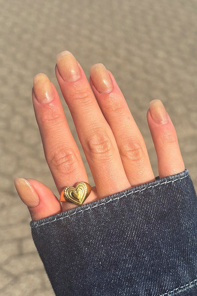 Peach Glitter · 461 | Nailster Denmark