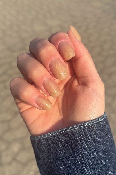 Peach Glitter · 461 | Nailster Denmark