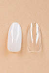 Round Medium Clear Tipper | Nailster Denmark