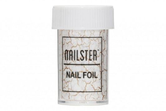Nail foil White/Gold